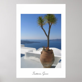 Santorini, Grekland Poster