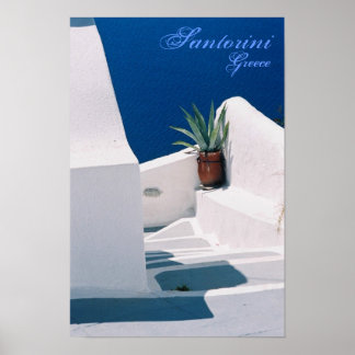 Santorini, Grekland Poster