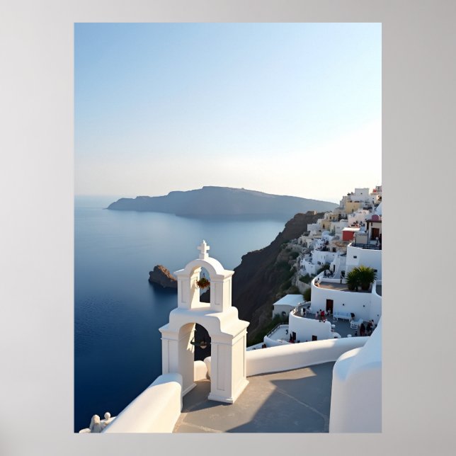 Santorini Grekland Poster (Framsidan)