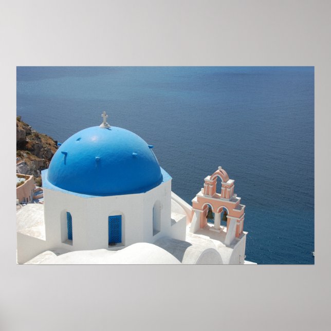 Santorini Grekland Poster (Framsidan)