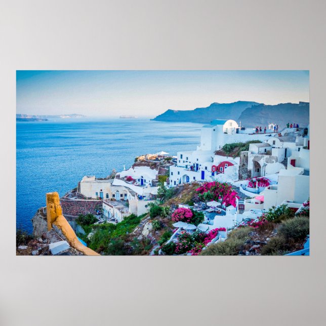 Santorini Grekland Poster (Framsidan)