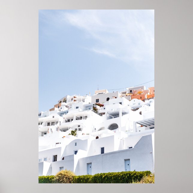 Santorini, Grekland Poster (Framsidan)
