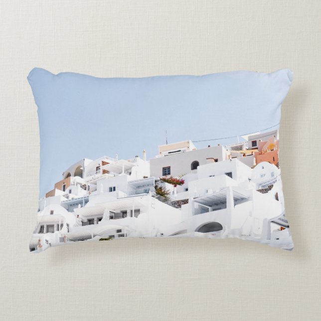 Santorini, Grekland Prydnadskudde (Framsidan)