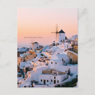 Santorini, Grekland, scenfotografi, Vykort