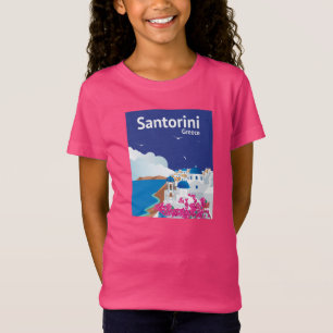 Santorini Grekland T Shirt