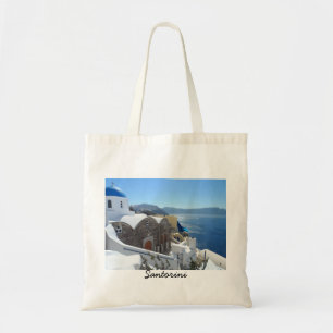 Santorini Grekland Tygkasse