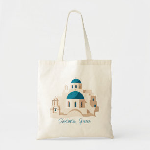 Santorini Grekland Tygkasse