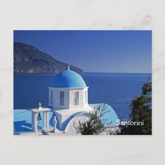 Santorini Grekland vykort