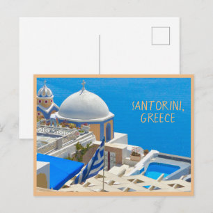 SANTORINI, GREKLAND vykort