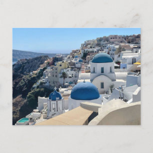 Santorini Grekland Vykort