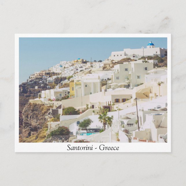 Santorini, Grekland Vykort (Framsida)