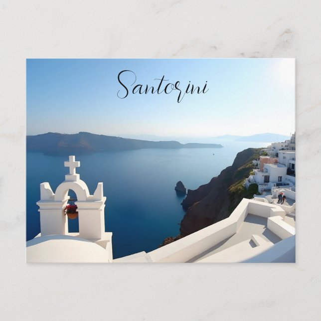 Santorini Grekland Vykort (Framsida)
