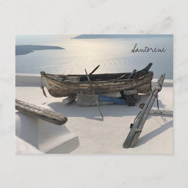 Santorini Grekland Vykort (Framsida)