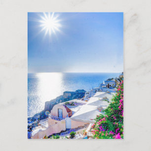 Santorini Grekland Vykort