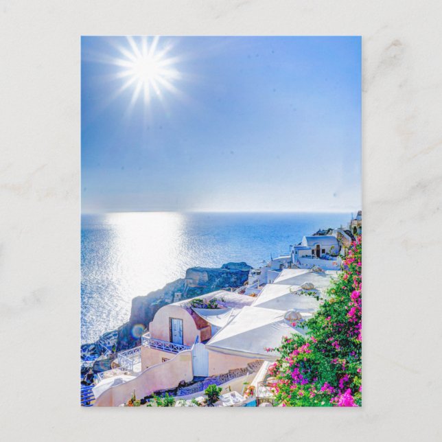 Santorini Grekland Vykort (Framsida)
