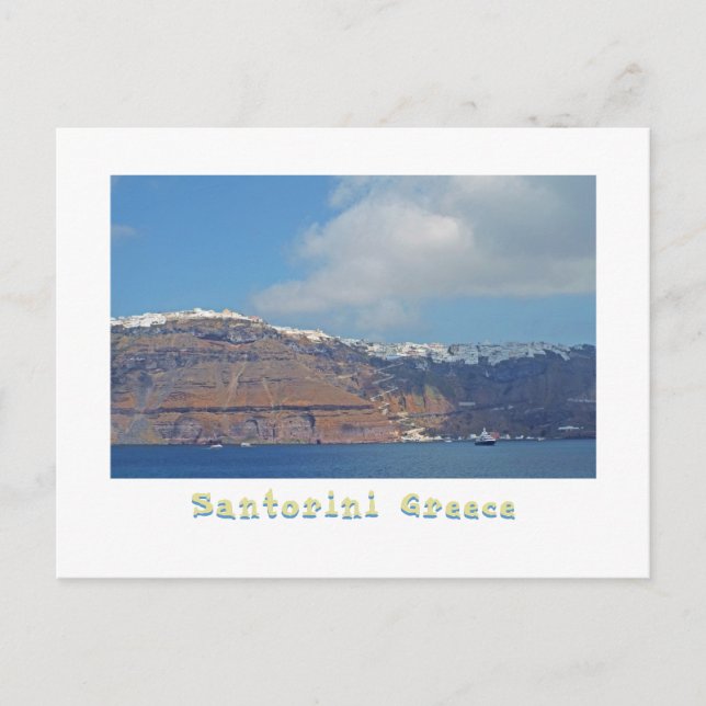 SANTORINI, GREKLAND VYKORT (Framsida)