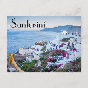 Santorini Grekland Vykort