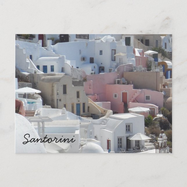 Santorini, Grekland Vykort (Framsida)