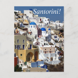 Santorini, Grekland Vykort