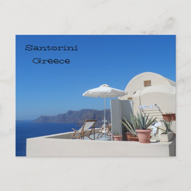 Santorini, Grekland Vykort (Framsida)