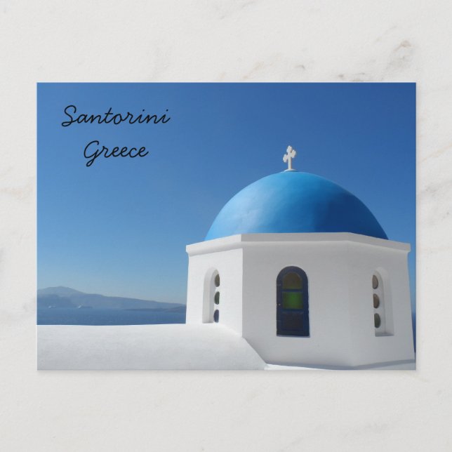 Santorini, Grekland Vykort (Framsida)