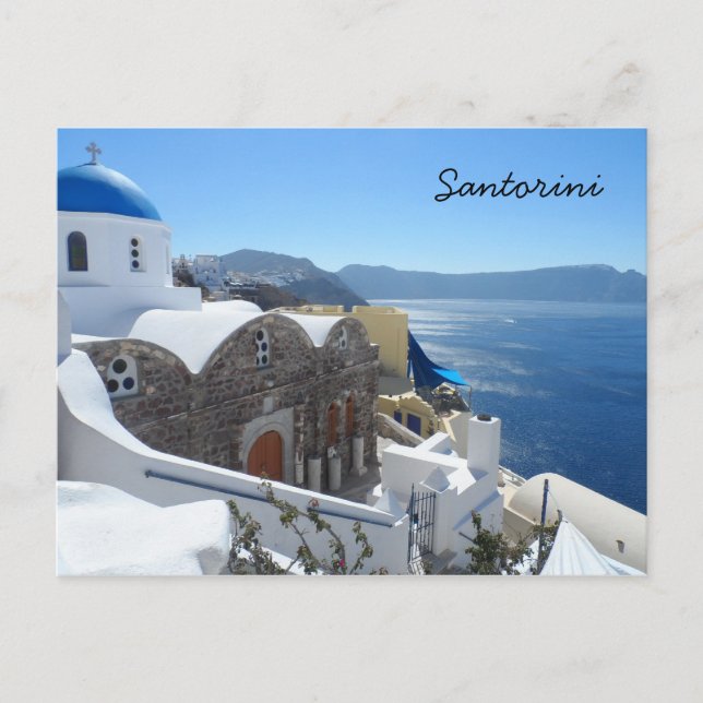 Santorini, Grekland Vykort (Framsida)