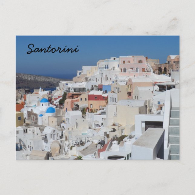 Santorini, Grekland Vykort (Framsida)