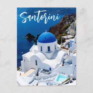 Santorini Grekland Vykort