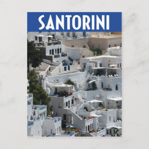 Santorini, Greklands arkitektur på bergsmarkerna Vykort