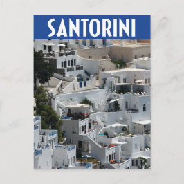 Santorini, Greklands arkitektur på bergsmarkerna Vykort