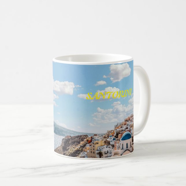 Santorini, Greklands buss Kaffemugg (Framsida höger)