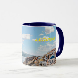Santorini, Greklands buss Mugg