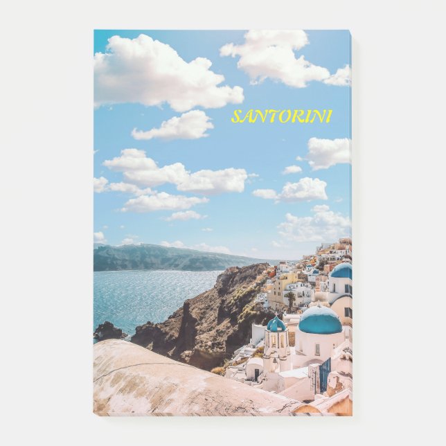 Santorini, Greklands buss Post-it Block (Framsida)