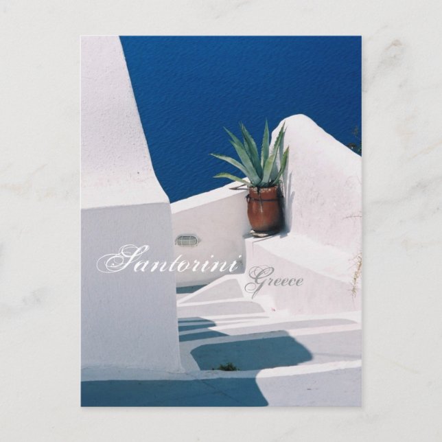 Santorini, Greklands vykort (Framsida)