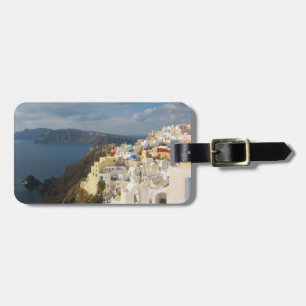 Santorini i eftermiddag Sol Bagagebricka