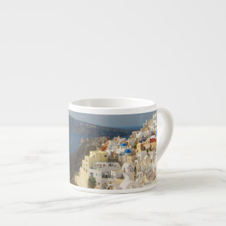 Santorini i eftermiddagen Sol Espressomugg