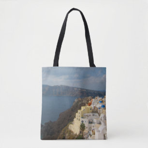 Santorini i eftermiddagen Sol Tygkasse