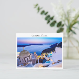 Santorini i Grekland Vykort