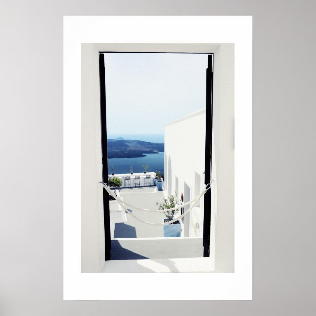 Santorini Island, Grekland Poster (Framsidan)