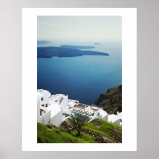 Santorini Island, Grekland Poster