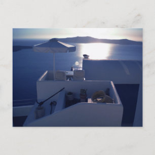 santorini Island Grekland Vykort