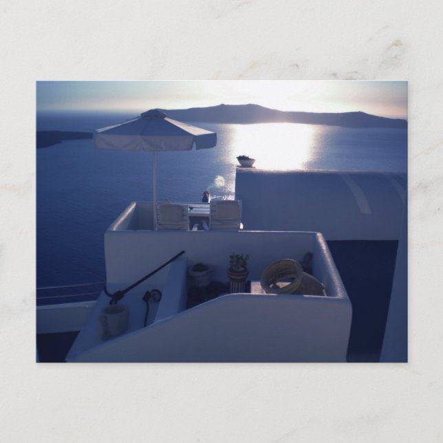 santorini Island Grekland Vykort (Framsida)