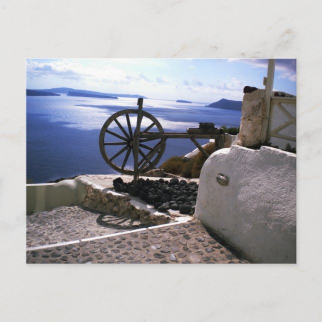Santorini Island Grekland Vykort (Framsida)