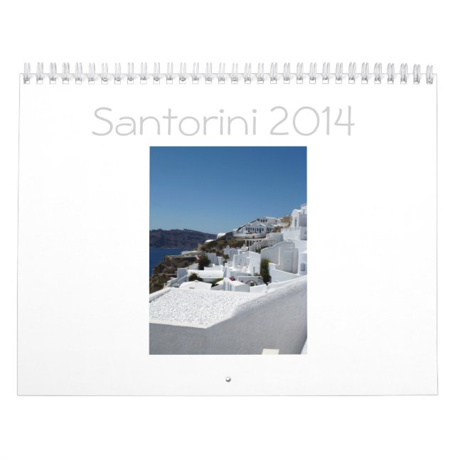 Santorini kalender 2014 (Omslag)