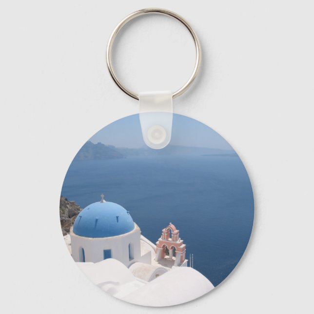 Santorini Keychain Nyckelring (Framsida)