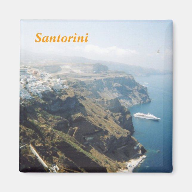 Santorini Kitchen Magnet (Framsidan)