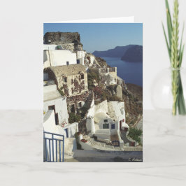 Santorini-kort (tomt inuti) kort