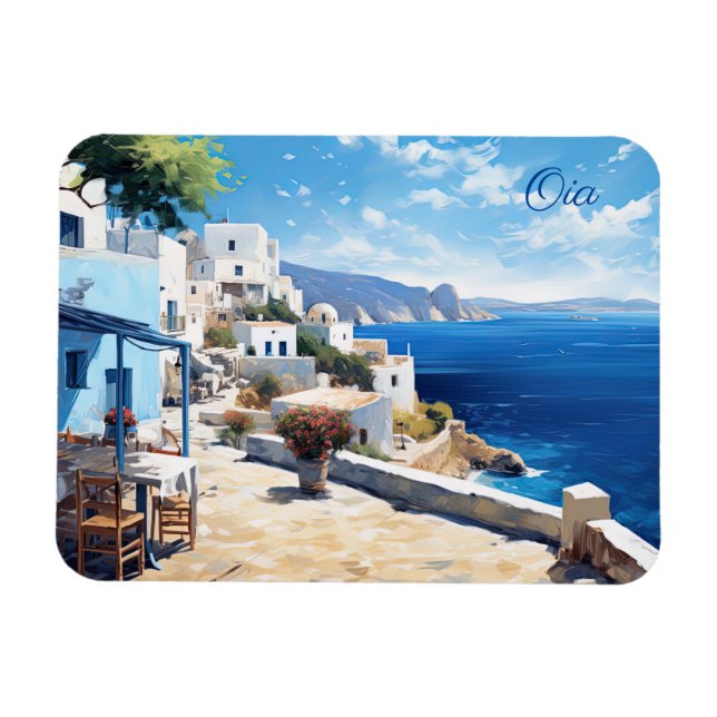 Santorini Magnet (Horisontell)
