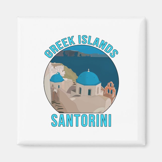 Santorini Magnet (Framsidan)