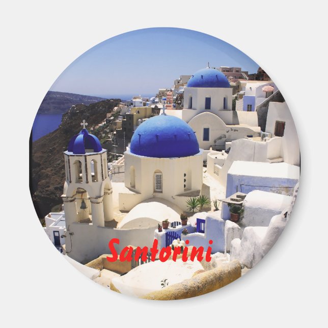 Santorini magnet (Framsidan)